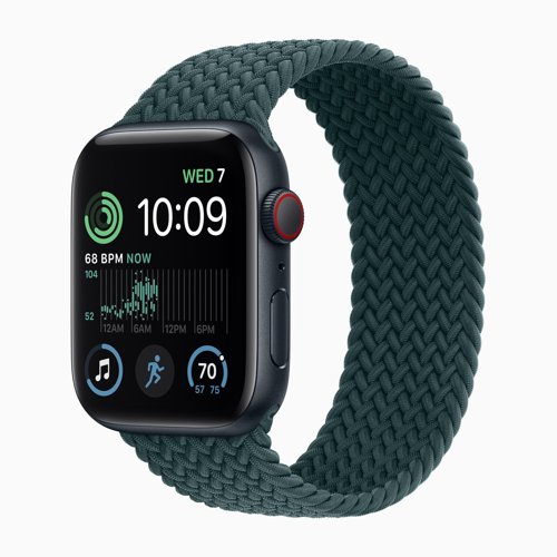 Apple Apple Watch SE (2022), voor- en achterkant