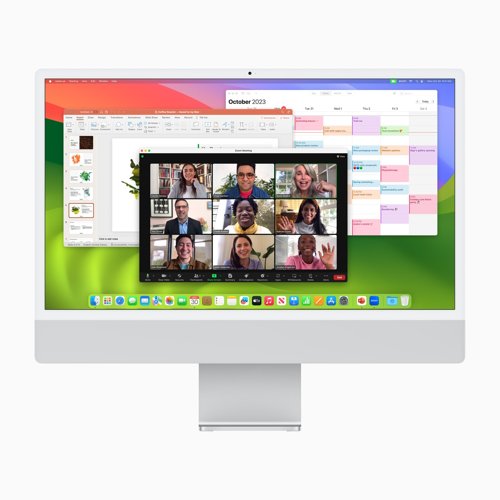 Apple iMac 24" M3 (2023), front and back