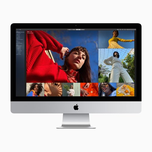 Apple iMac 27" Retina 5K (2020), front and back