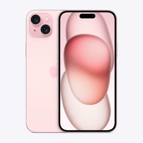 Apple iPhone 15 Plus, front and back