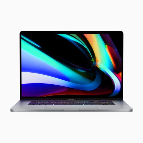 Apple MacBook Pro 16" (2019, Intel), front and back