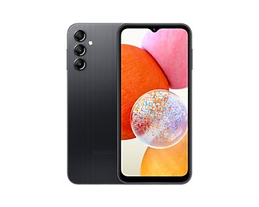 Samsung Galaxy A14, vue de face et de dos