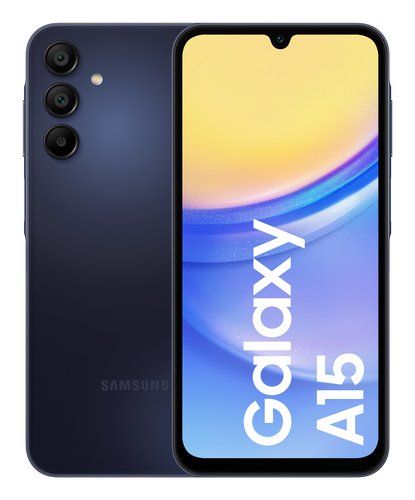 Samsung Galaxy A15, front and back