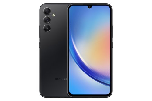Samsung Galaxy A34, vue de face et de dos
