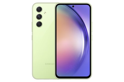 Samsung Galaxy A54, front and back