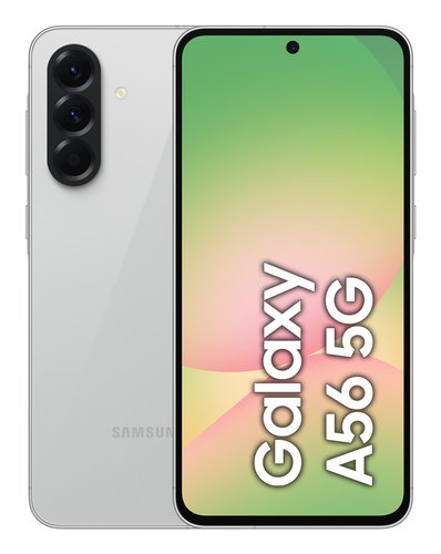 Samsung Galaxy A56, front and back