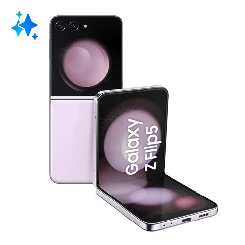 Samsung Galaxy Z Flip5, front and back