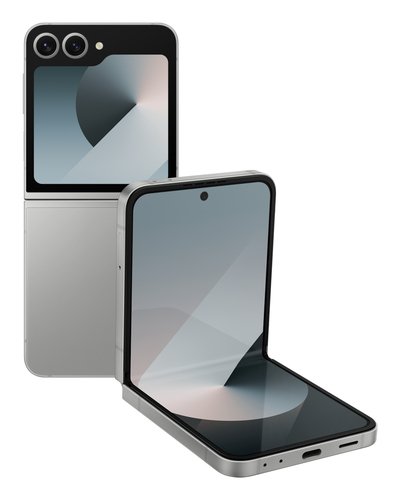 Samsung Galaxy Z Flip6, front and back